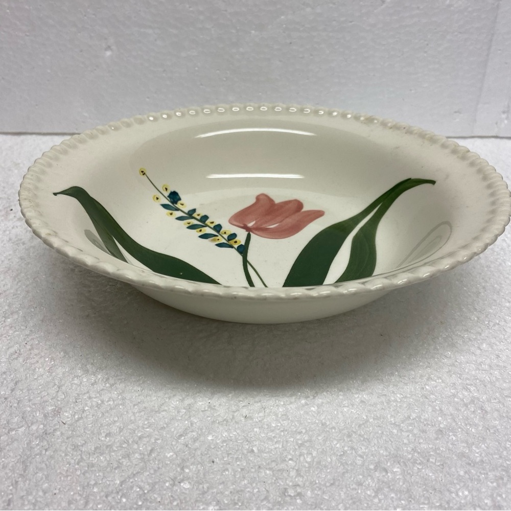 Blue Ridge Southern Potteries Serving Bowl Dutch Bouquet Pattern - Picture 3 of 9